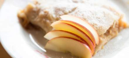 Apfelstrudel auf der Goiserer Hütte