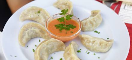 Teigtaschen auf der Gollinghütte