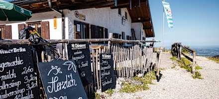 Die Gorialm auf 1.240 m Höhe