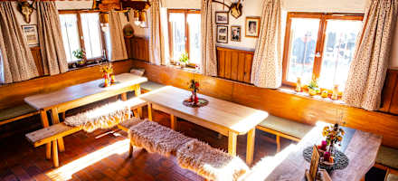 Die Gaststube der Gorialm