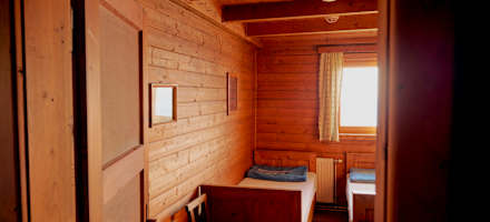 Eines der Zimmer auf dem Graf-Meran-Haus.