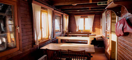 Die Stube des Graf-Meran-Hauses.