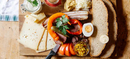 Lungauer Bio Brettljause auf der Granglerhütte