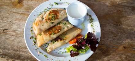 Auf der Grieralm isst man vorzüglich.