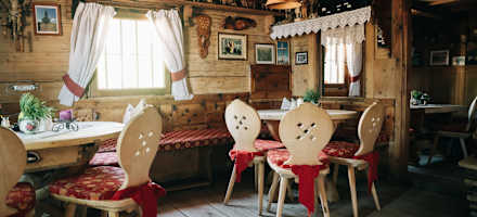 Die Gaststube der Grünalm