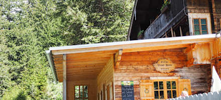 Die Grüne Wand Hütte im Stillupgrund