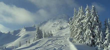 Grüntenhütte im Winter
