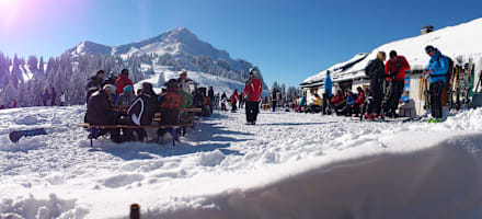 Grüntenhütte im Winter