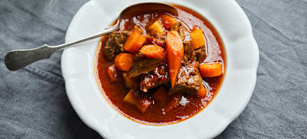 Gulasch auf der Tutzinger Hütte