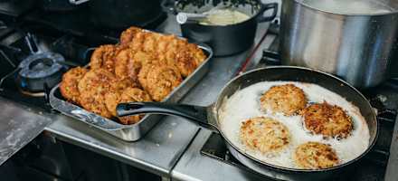 Kaspressknödel auf der Hagener Hütte