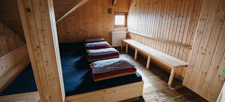 Zimmer auf der Hagener Hütte