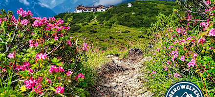 Die Hanauer Hütte in Tirols Lechtaler Alpen.