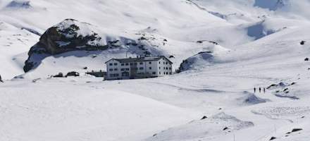 Heidelberger Hütte im Winter