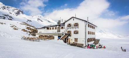 Heidelberger Hütte im Winter