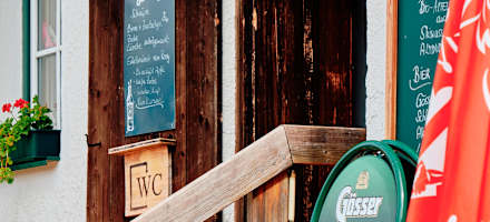 Die Hofalmhütte auf 1.305 m Höhe