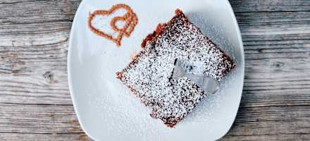 Kuchen auf der Hofalmhütte