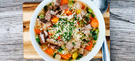 Mittagessen auf der Hofalmhütte