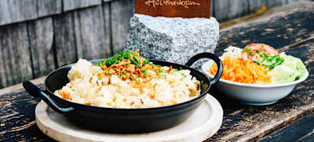 Käsespätzle auf der Hütteneckalm