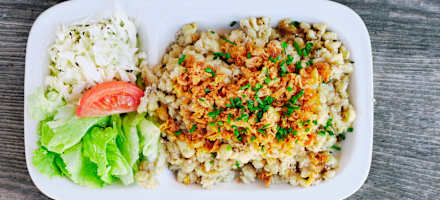 Mittagessen auf der Ignaz-Mattis-Hütte