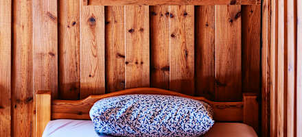 Ein Zimmer auf der Ignaz-Mattis-Hütte