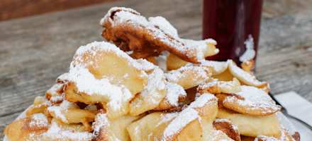 Kaiserschmarrn auf der Inzinger Alm.