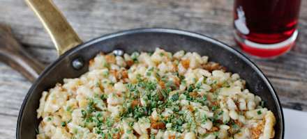 Käsespätzle auf der Inzinger Alm
