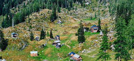 Die Ischler Hütte auf 1.368 m Höhe