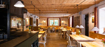 Stube der Frasdorfer Hütte