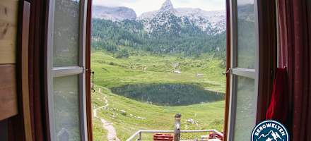 Der Blick aus dem Kärlingerhaus.