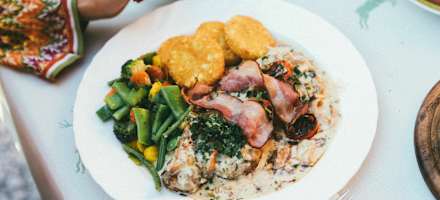 Köstliche Speisen auf der Karlhütte