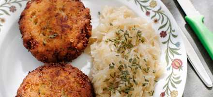 Kaspressknödel auf der Karrer Alm.