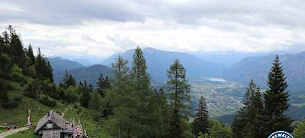 Blick hinunter nach Bad Ischl