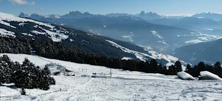 Winter in den Sarntaler Alpen und auf der Klausner Hütte.