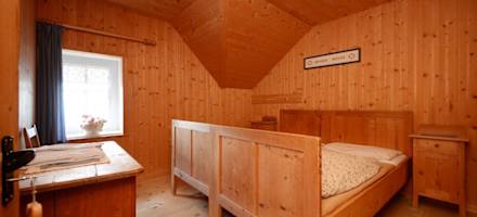 Doppelzimmer in der Kölner Hütte