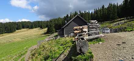 Die Kranichberger Schwaig an der Grenze von Niederösterreich zur Steiermark.