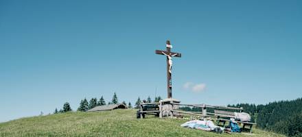 Am Zustieg zur Kreuzbergalm