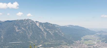 Der Blick von der Kreuzeckhütte