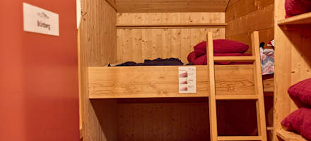 Lager auf der Bächlitalhütte