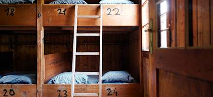Bettenlager auf der Hochmölbing Hütte