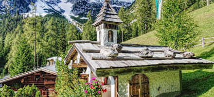 Die Bergkapelle der Lärchbodenalm