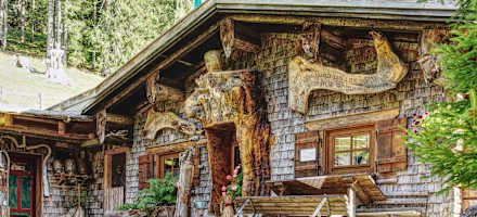 Die Lärchbodenalm auf 1.464 m