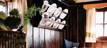 Stube der Lärchenhütte