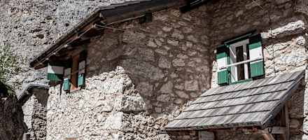 Die Langkofelgruppe hinter der Langkofelhütte