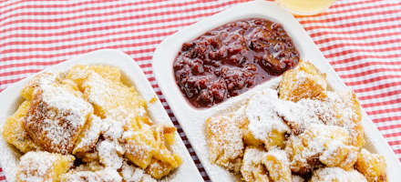 Kaiserschmarrn auf der Lammersdorfer Hütte