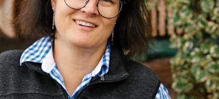 Die Hüttenwirtin der Lammersdorfer Hütte, Elke Klammer