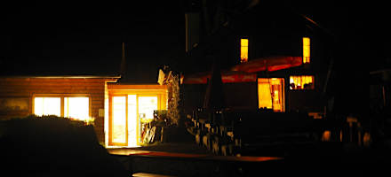 Die Lanser Alm bei Nacht