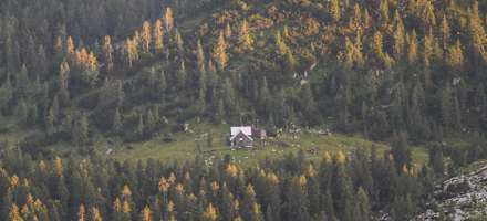 Liezener Hütte vom Kleinmölbing aus fotografiert