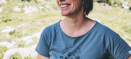 Die Hüttenwirtin Christine Stalder