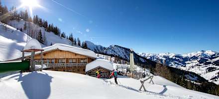 Herrlicher Wintertag auf der Loosbühelalm