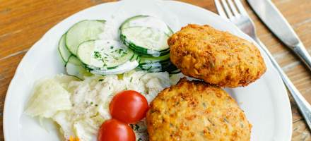 Kaspressknödel auf der Karröster Alm